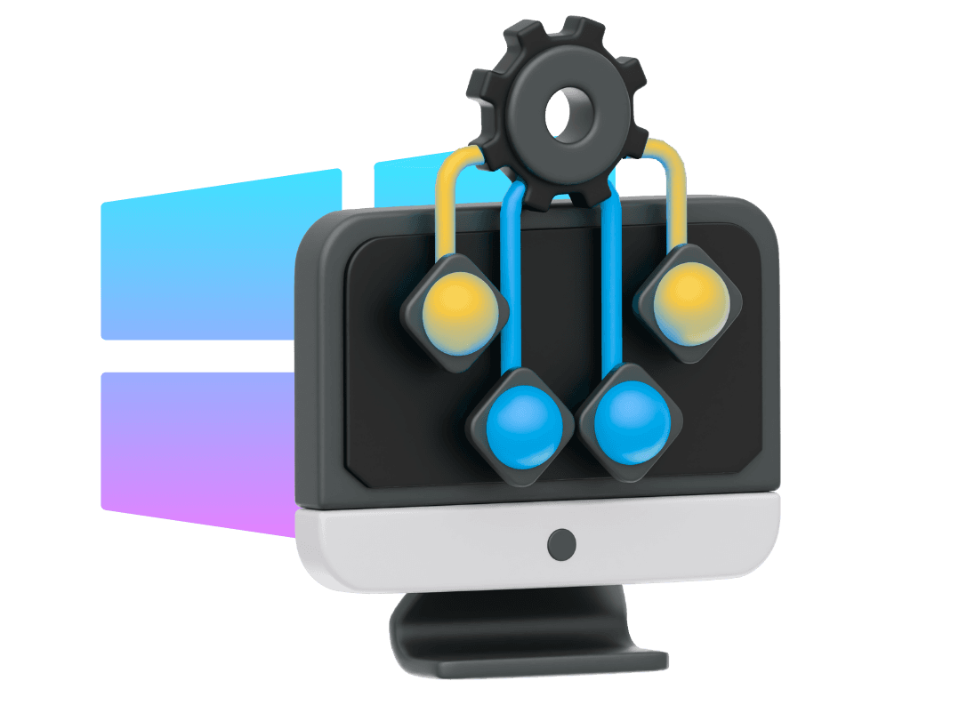 Dedicated server hosting illustration