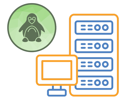 Dedicated server hosting illustration